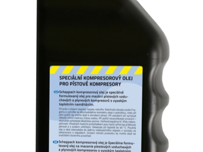 kompresorový olej Scheppach