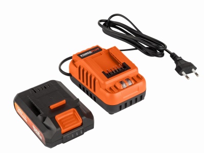 POWDPG75421 - AKU strunová sekačka 20V LI-ION  plus  nabíječka  plus  baterie 20V 2,0 Ah